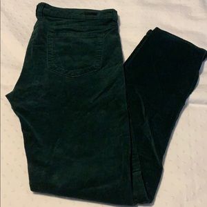 Kut from the Kloth corduroy pants dark green